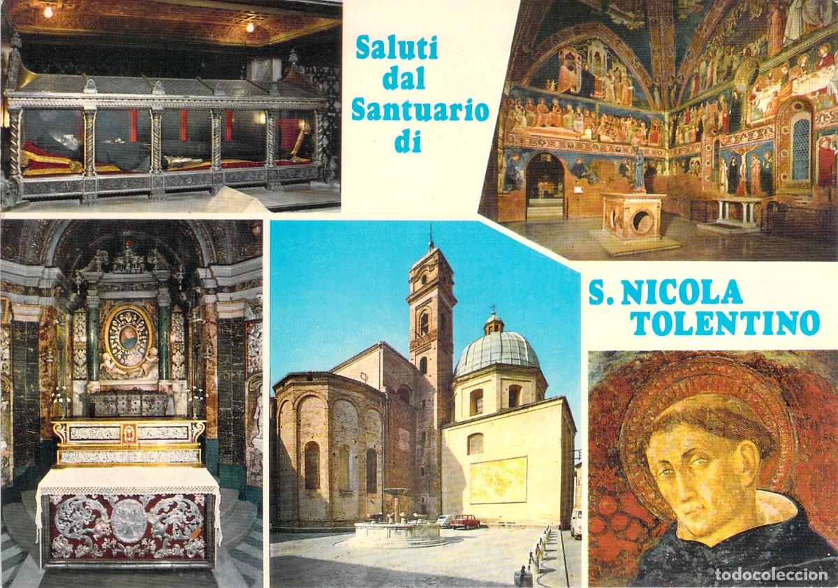 Postales: Postal de la Bas&iacute;lica y Santuario de San Nicol&aacute;s en Tolentino, Italia