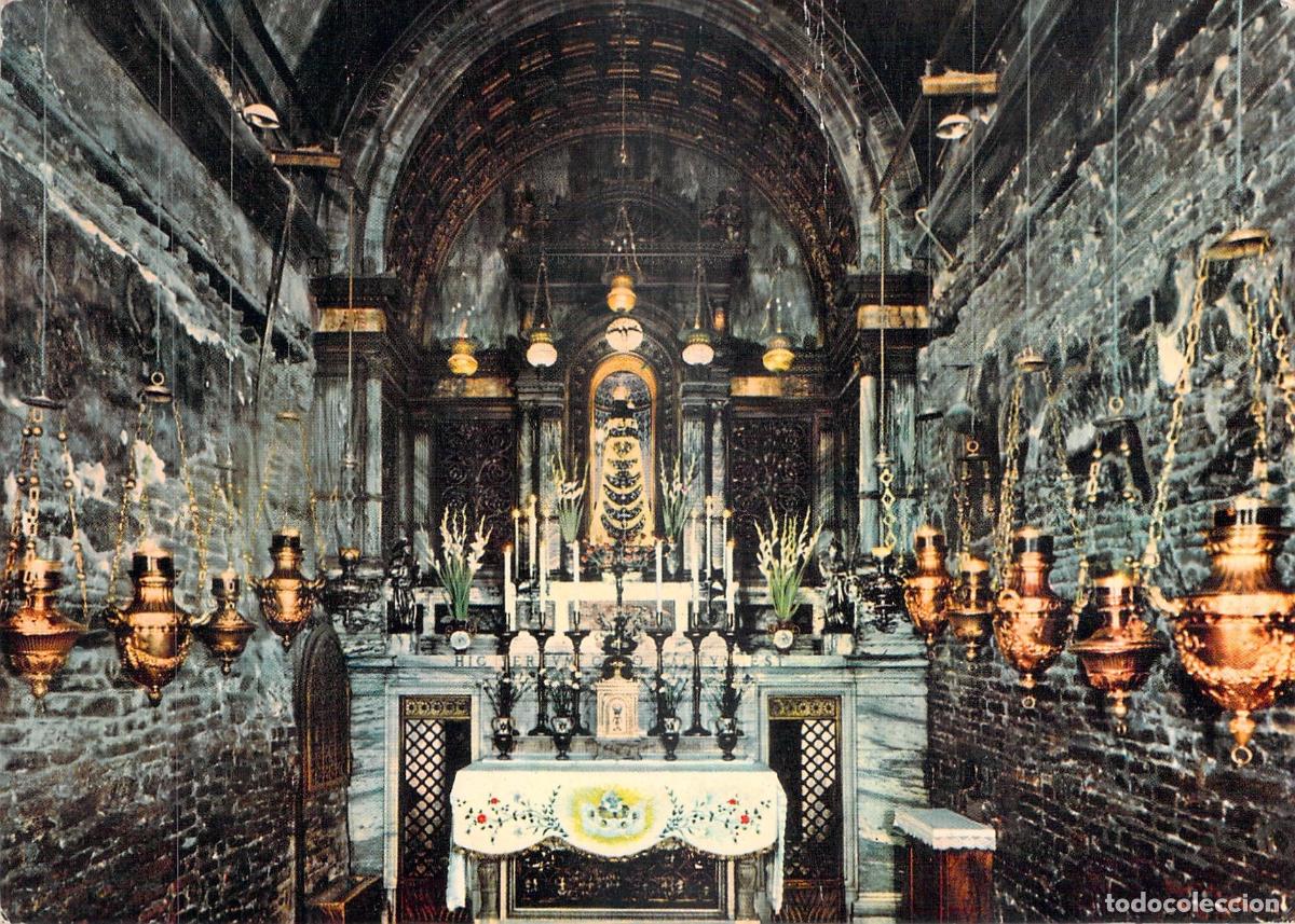Postales: Postal del interior de la Santa Casa de Loreto, Italia