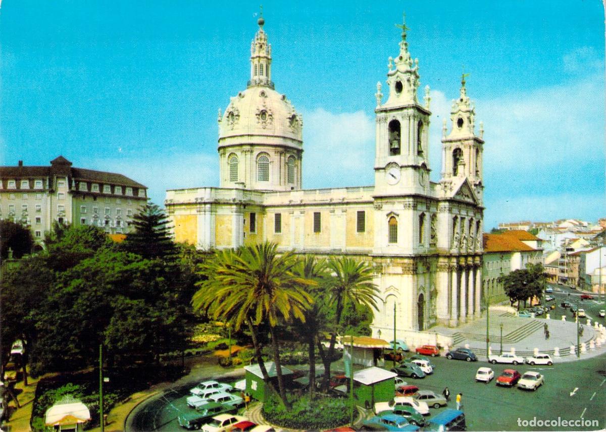 Postales: Postal de la Bas&iacute;lica da Estrela en Lisboa, Portugal