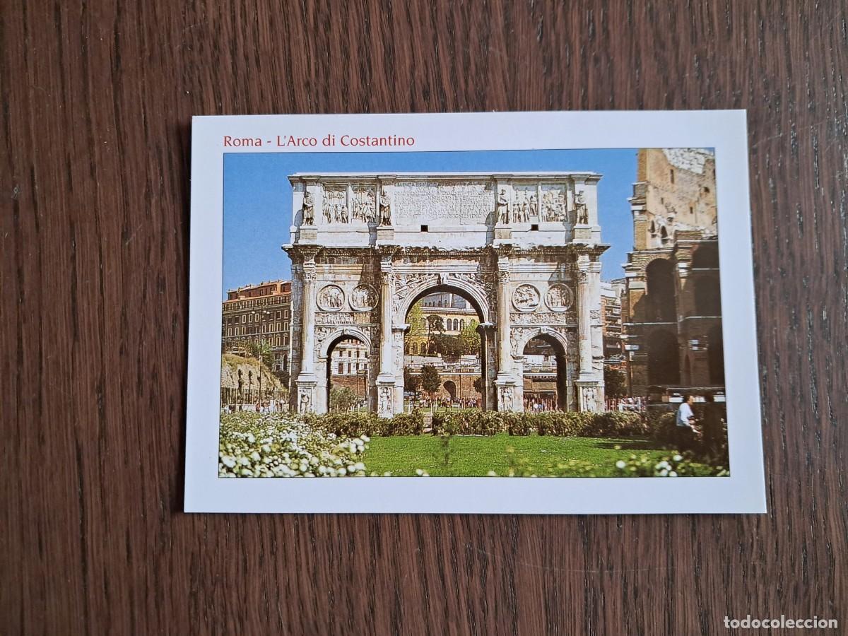 Postales: postal de Italia, arco de Costantino, Roma.
