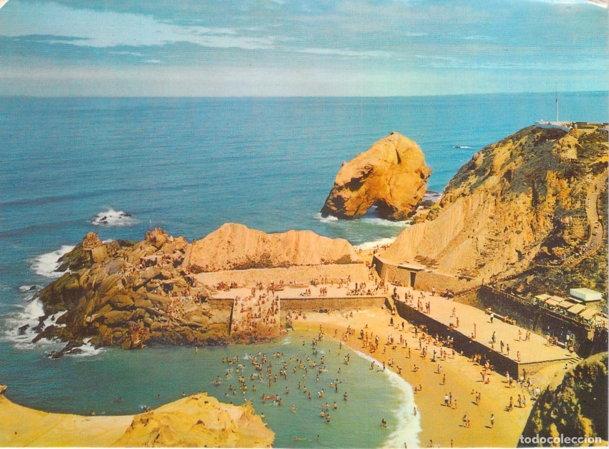 Postales: Postal de la Playa de Santa Cruz en Torres Vedras, Portugal