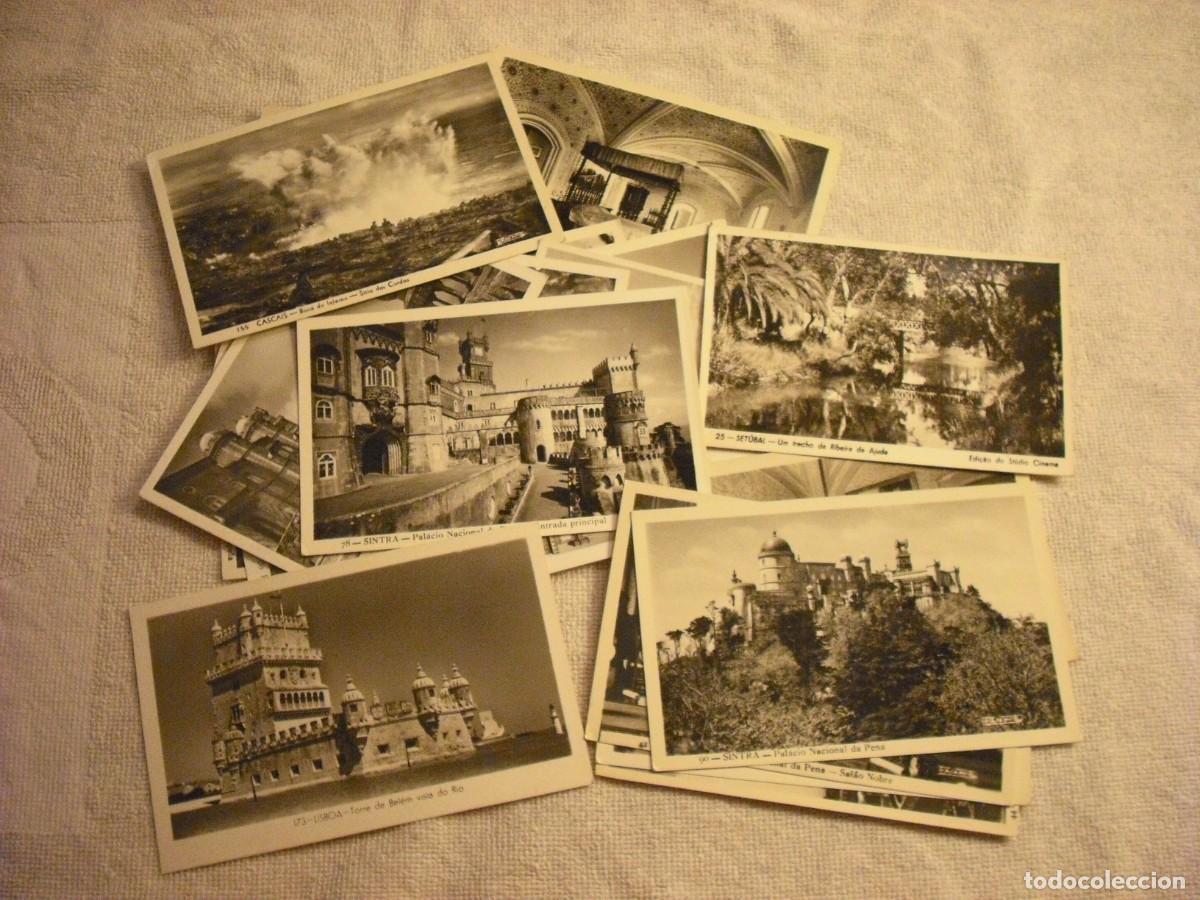 Postkarten: LOTE DE 19 POSTALES DE PORTUGAL : LISBOA, CASCAIS, SINTRA Y SETUBAL, SIN CIRCULAR