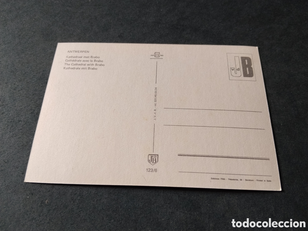 Postales: Postal antwerpen, catedral - Foto 2
