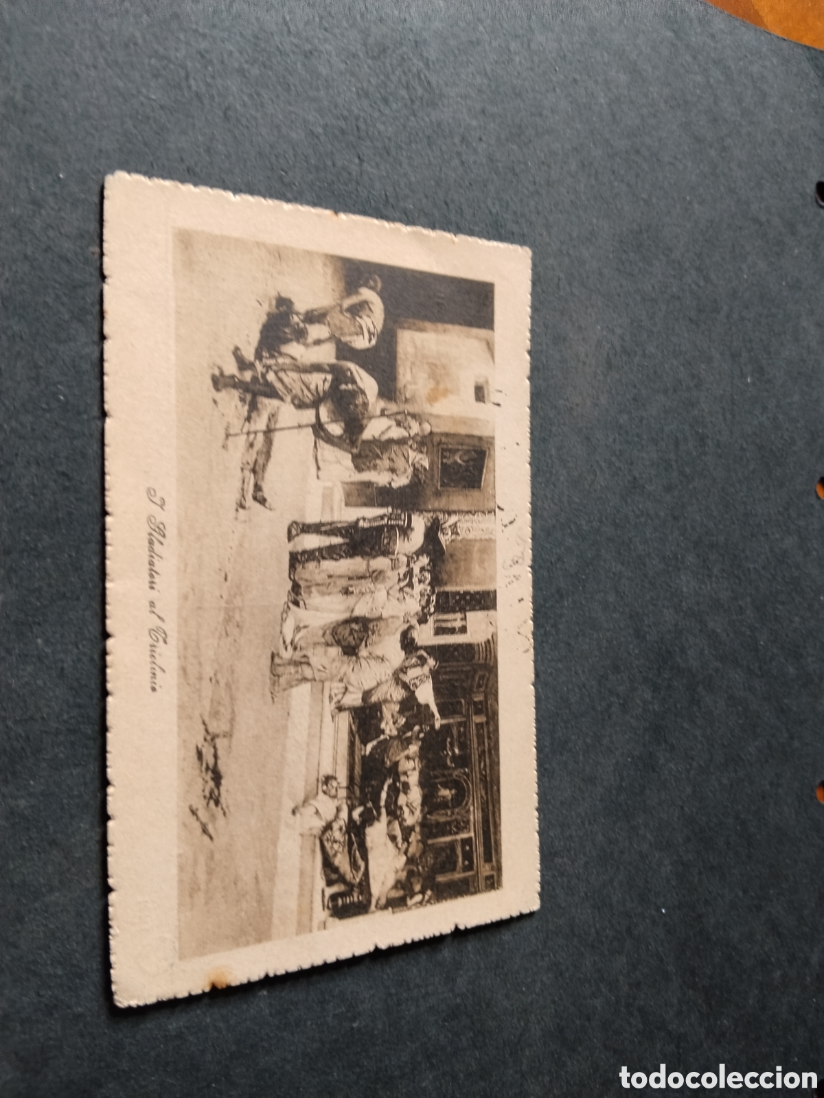Postales: Postal antigua Los Gladiadores en el Criclinio