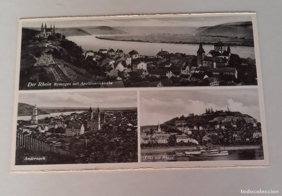 Postkarten: Deutsche Rhein, old Black&white postcard with photos, n&deg;1