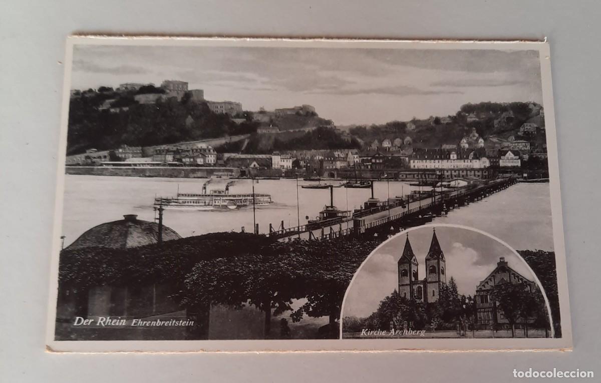 Postkarten: Deutsche Rhein, old Black&white postcard with photos, n&deg;3