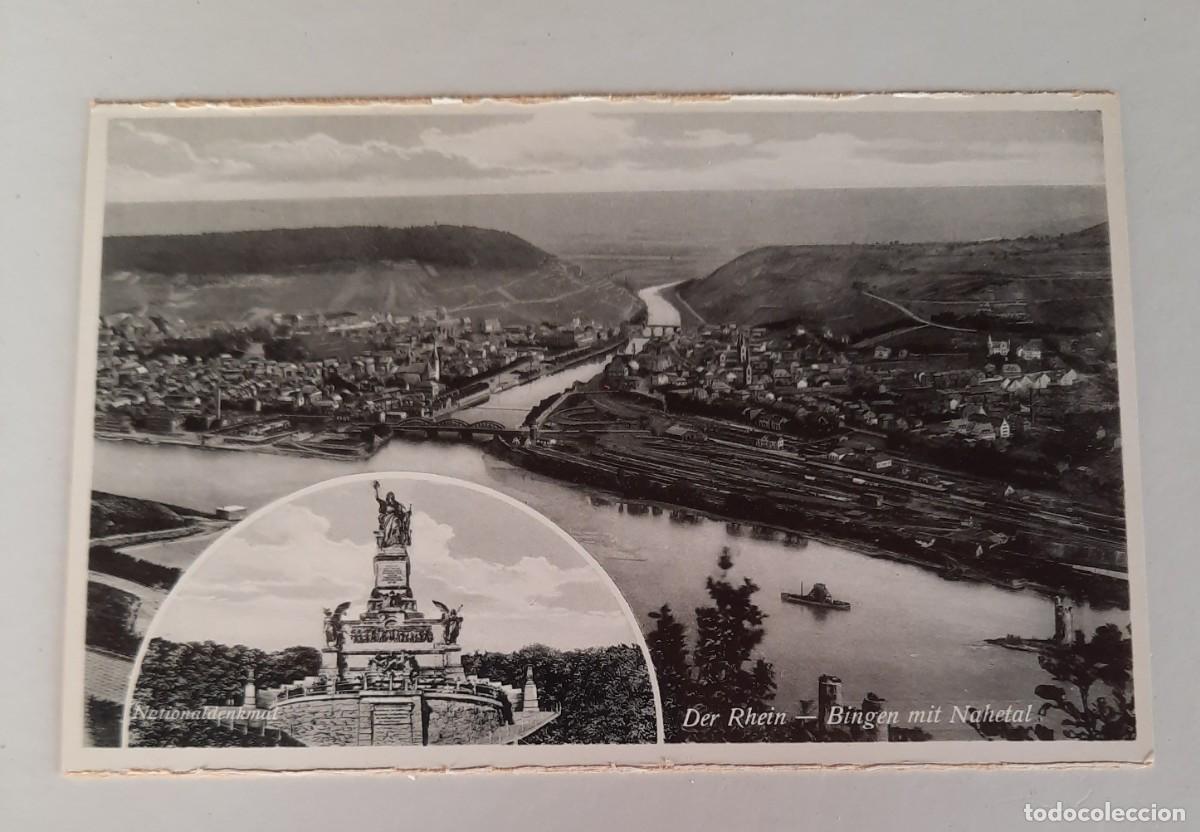 Postcards: Deutsche Rhein, old Black&white postcard with photos, n&deg;6