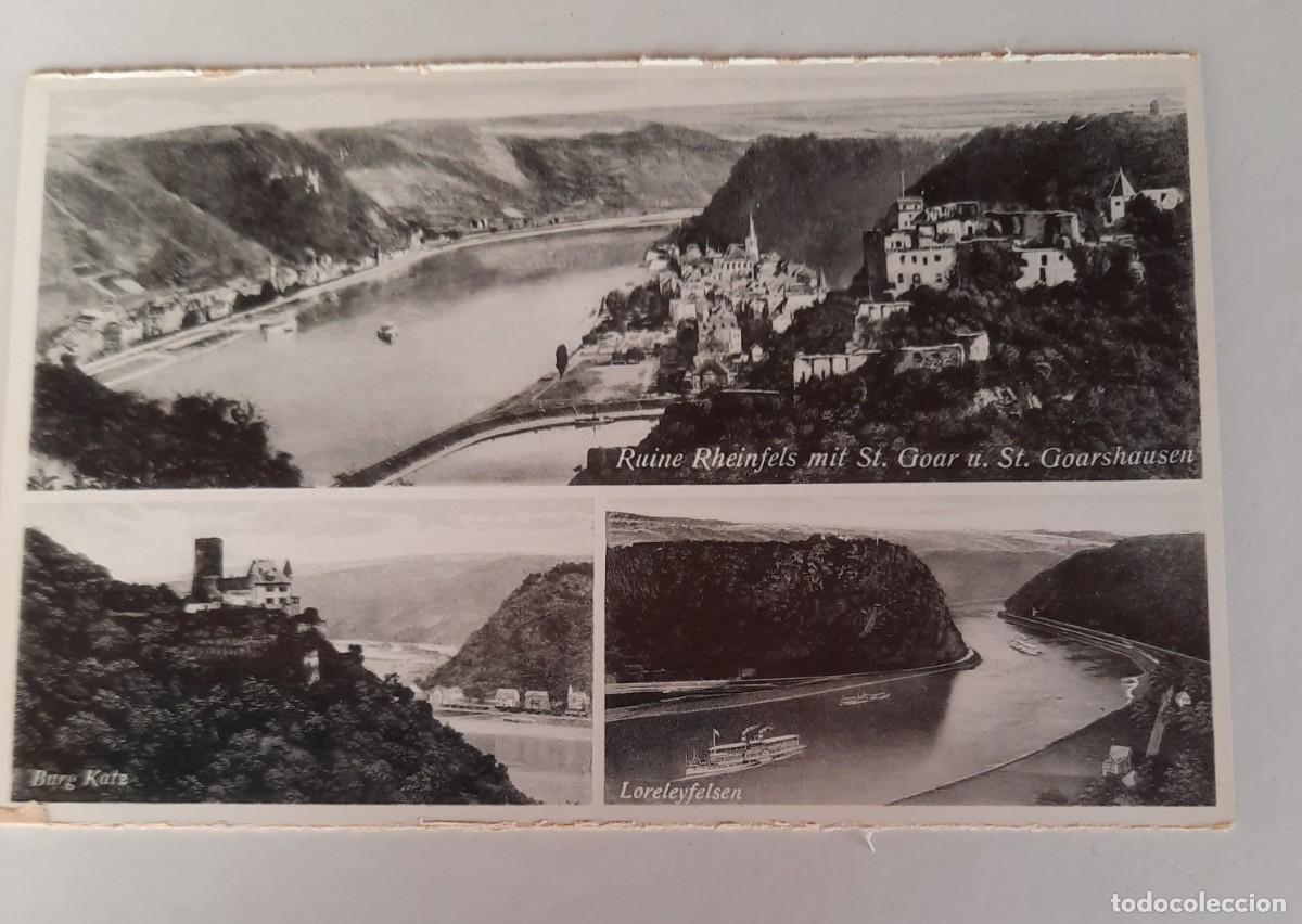 Cartes Postales: Deutsche Rhein, old Black&white postcard with photos, n&deg;8