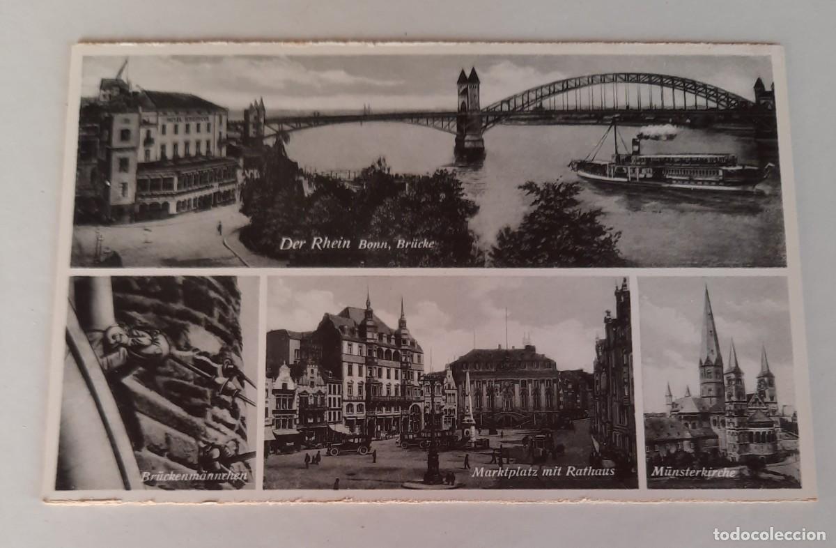 Cartes Postales: Deutsche Rhein, old Black&white postcard with photos, n&deg;11