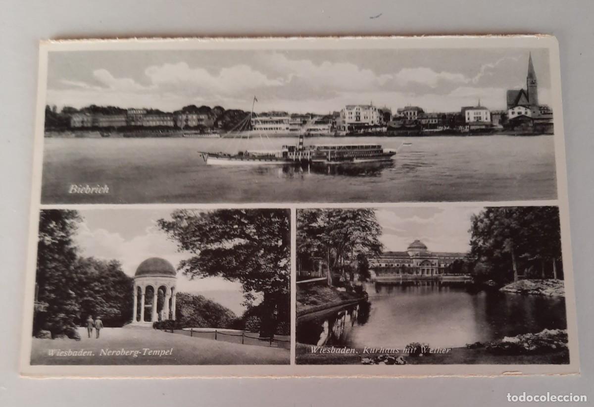 Postkarten: Deutsche Rhein, old Black&white postcard with photos, n&deg;14