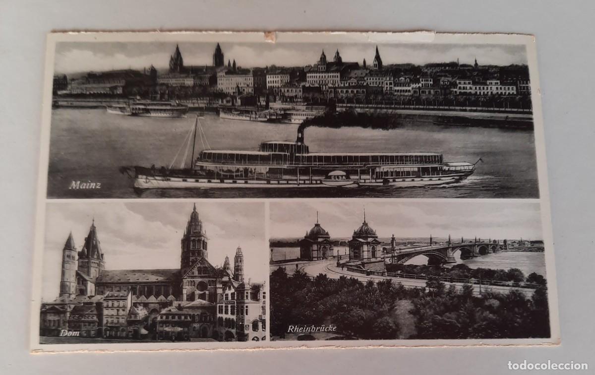 Postkarten: Deutsche Rhein, old Black&white postcard with photos, n&deg;15