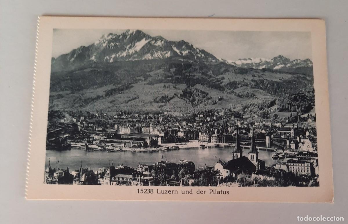 Postkarten: Suiza/Switzerland Luzern, Black&White - Luzern und der Pilatus, n&deg;1