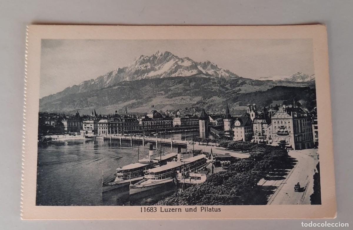 Postales: Suiza/Switzerland Luzern, Black&White - Luzern und Pilatus, n&deg;2