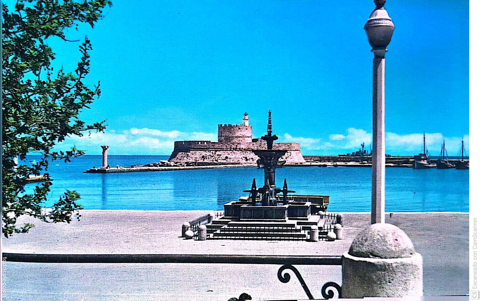 Postales: Rodas (Grecia). 303 Faro de San Nicol&aacute;s. Nueva. Color