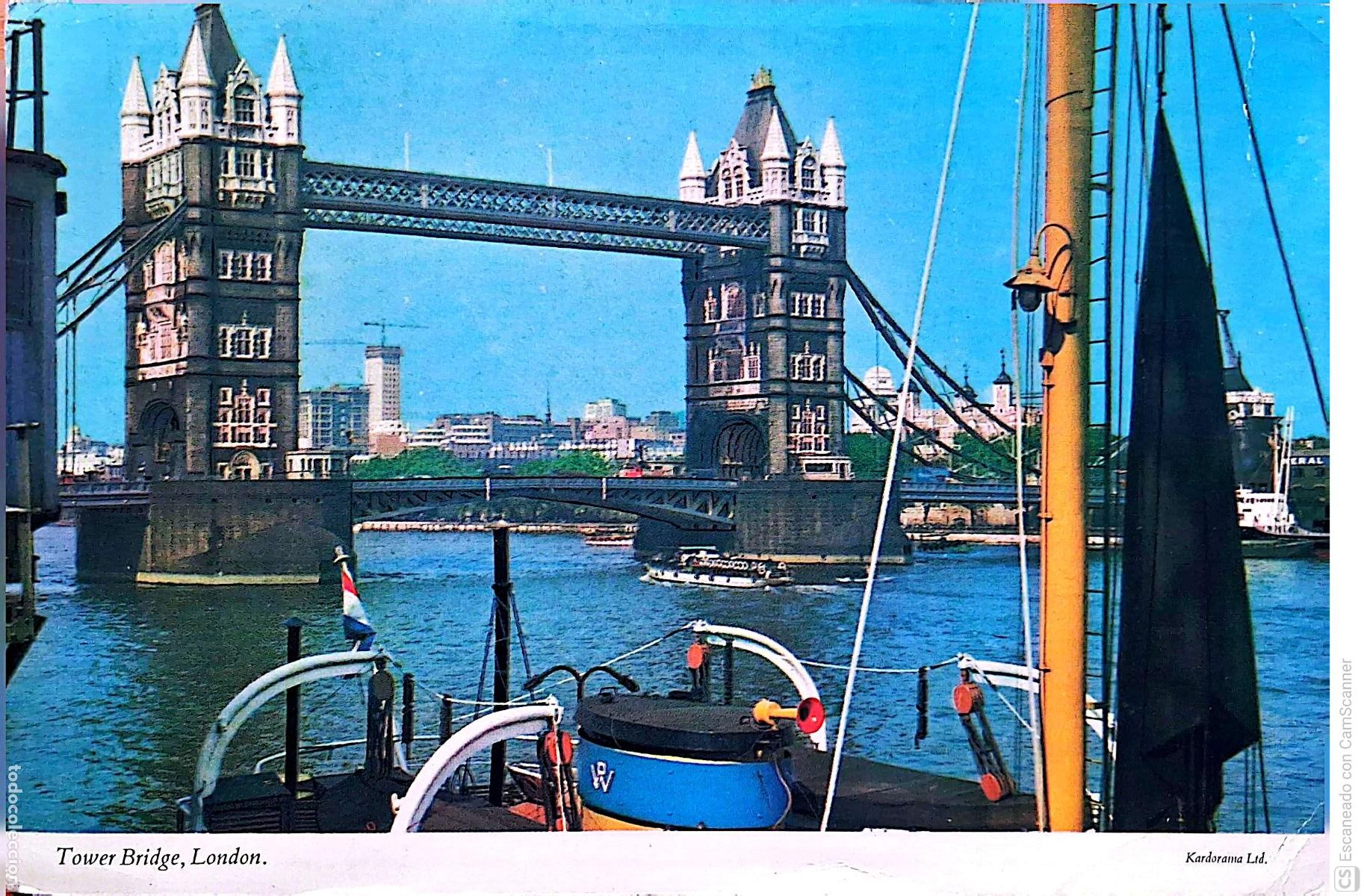 Postales: Londres. Klv 24 Tower Brisge. Usada con sello. Color