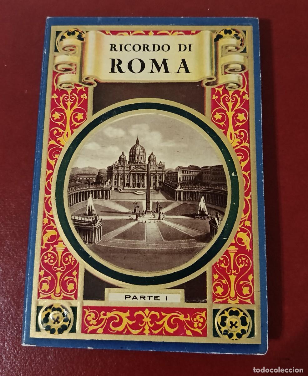 Postkarten: RECUERDO FOTOGR&Aacute;FICO DESPLEGABLE DE ROMA - PARTE 1 - ITALIA 1940/50