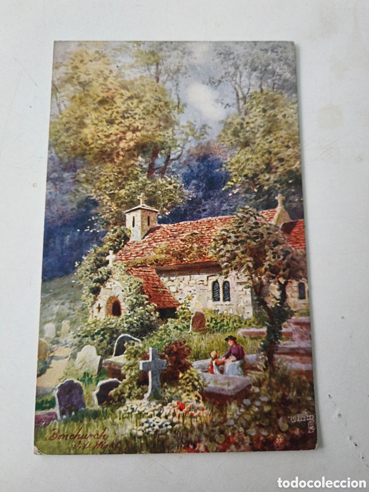 Postcards: Postal Bonchurch. The isle of Wight.