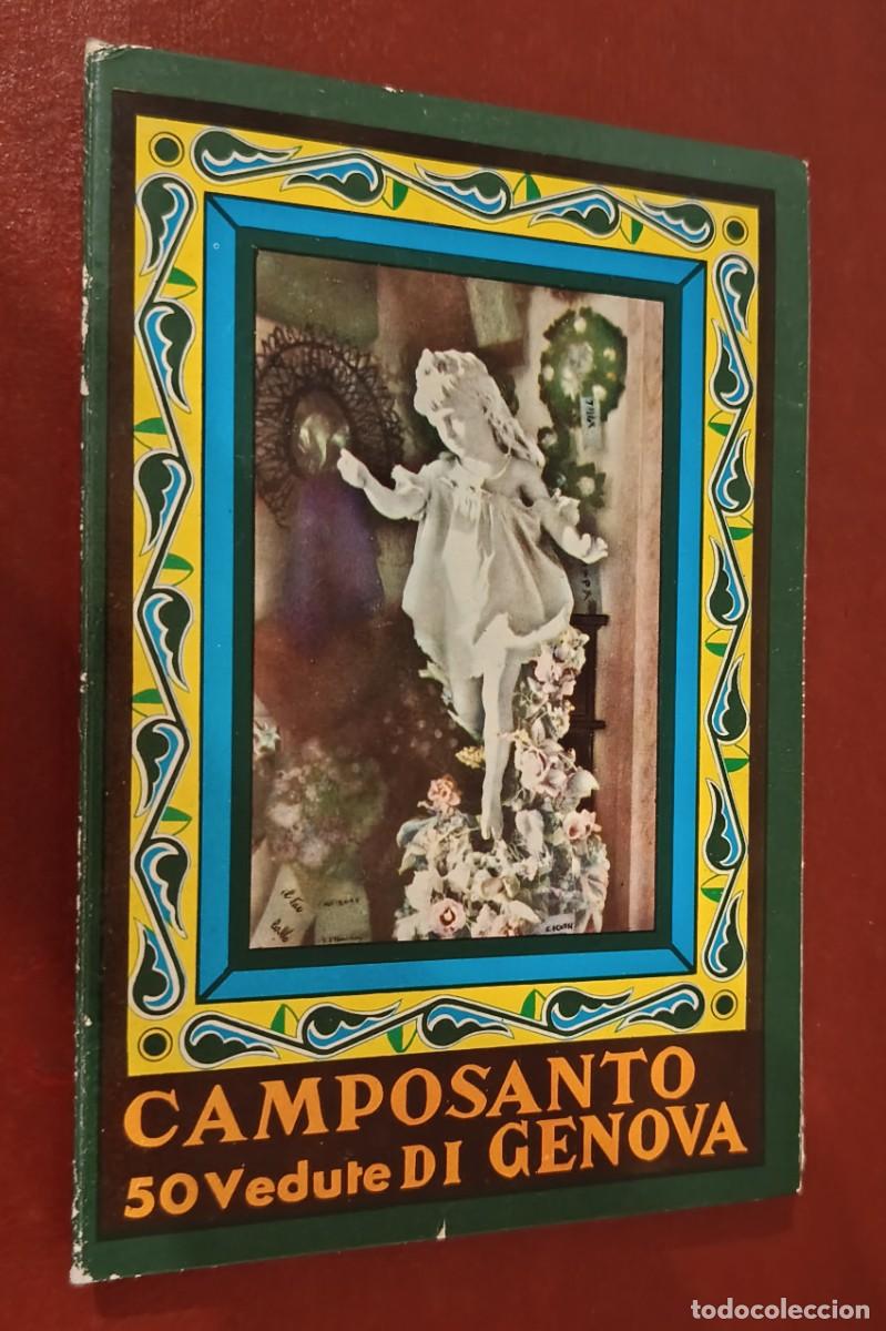 Postkarten: LIBRO POSTAL ACORDEON CAMPOSANTO - 50 VEDUTE DI GENOVA - ITALIA