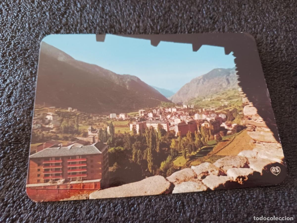Postales: 256 VALLS D&acute;ANDORRA, VUE G&Eacute;N&Eacute;RALE D&acute;ENCAMP - ed. AS DE COEUR, cantos romos