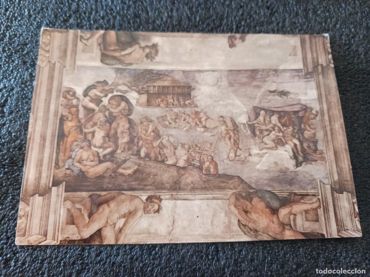 Postales: 401 citta del vaticano, capilla sixtina, el diluvio universal, foto bruno, circulada