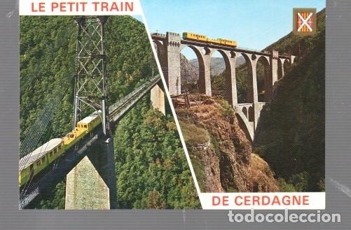 Postales: POSTAL DE TRENES EDITOR DINO PERPIGNAN PEQUE&Ntilde;O TREN CERDA&Ntilde;A SIN CIRCULAR