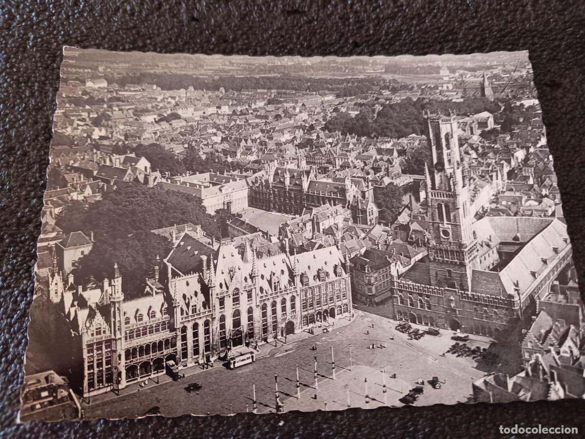 Postales: BRUJAS, CAMPANARIO Y PLAZA MAYOR, ED. NELS