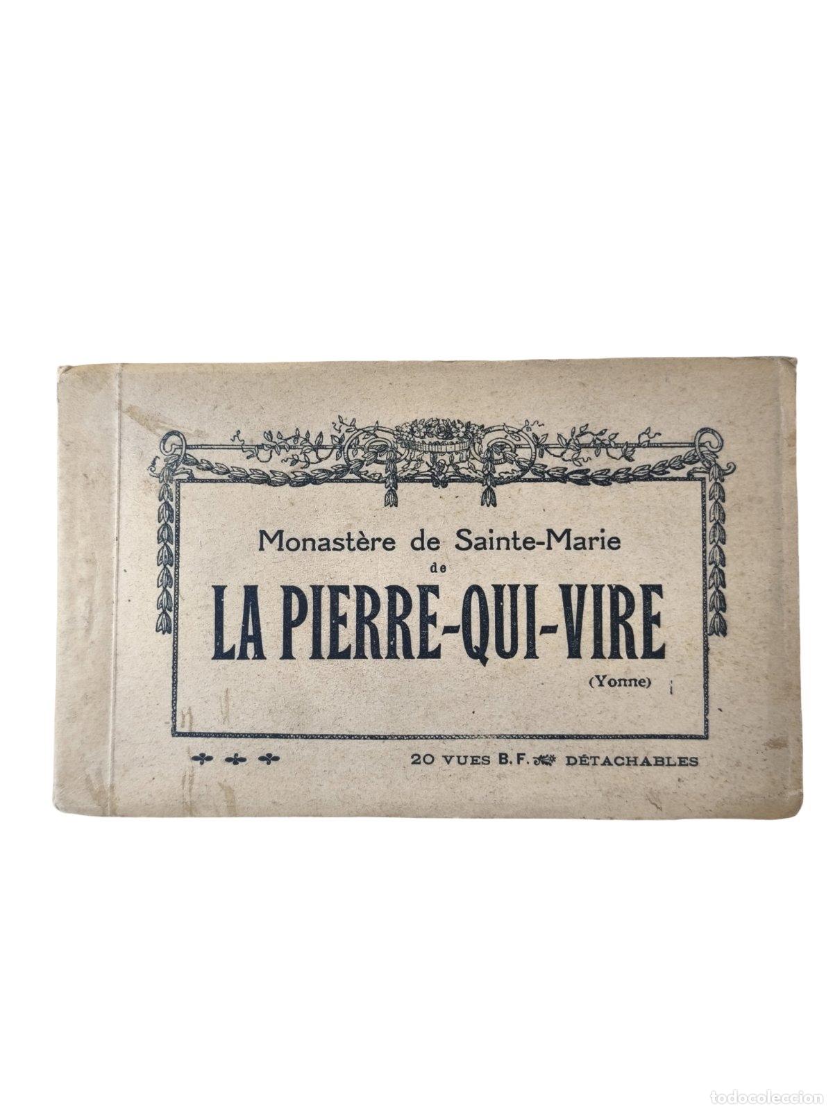 Postal Antigua Libretillo Monastère de Sainte-Marie de La Pierre-qui-Vire 20 ...