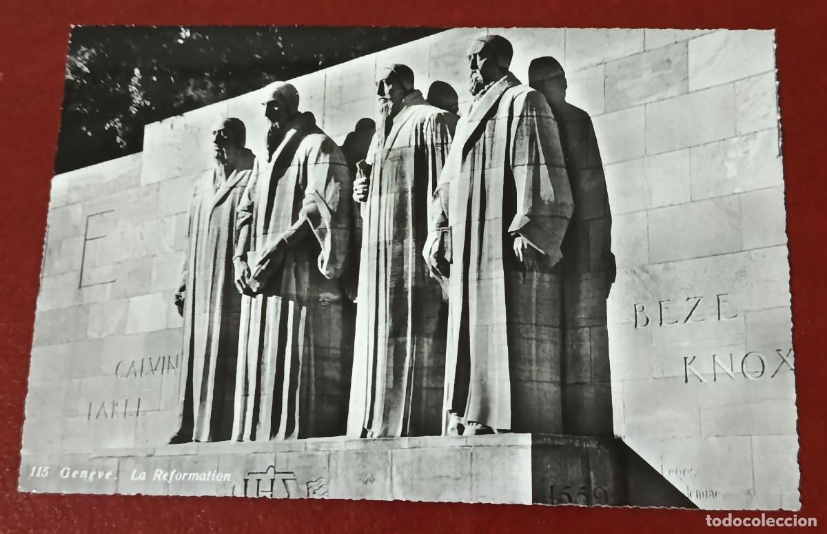 Postales: POSTAL BLANCO Y NEGRO MONUMENTO INTERNACIONAL DE LA REFORMA - GINEBRA - SUIZA