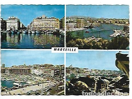Postales: 4 VISTAS DE MARSEILLE / FRANCIA