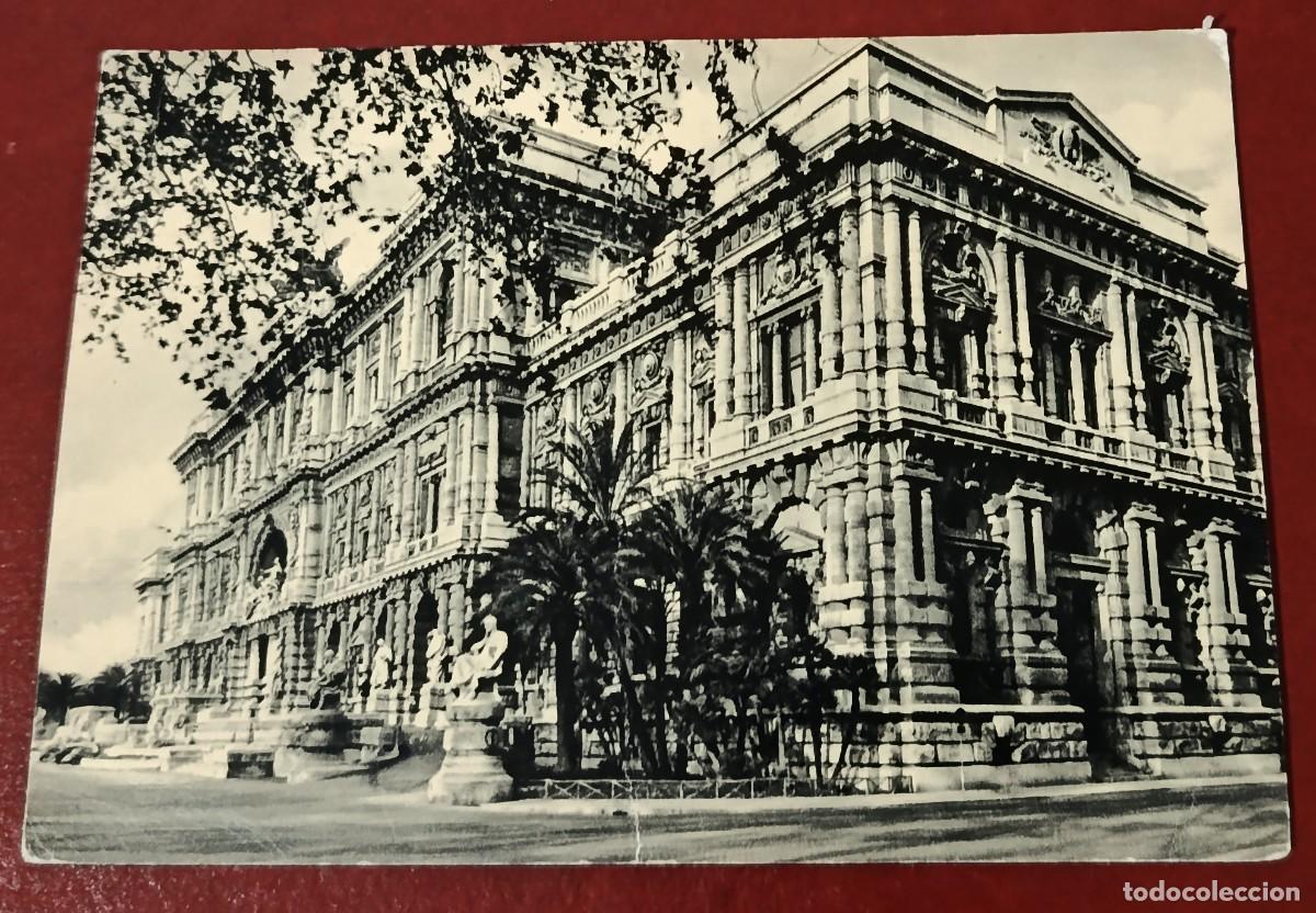 Postales: TARJETA POSTAL BLANCO Y NEGRO - PALACIO DE JUSTICIA - ROMA - ITALIA 1957