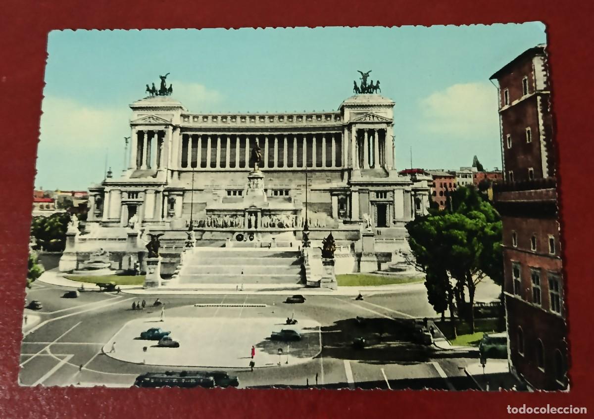 Cartoline: TARJETA POSTAL MONUMENTO A V&Iacute;CTOR MANUEL II EN LA PIAZZA VENEZIA - ROMA - ITALIA