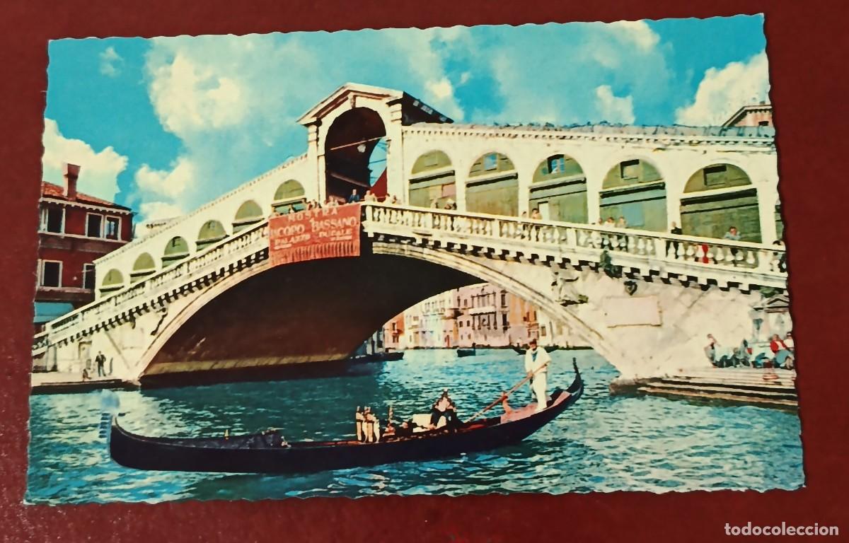 Postkarten: TARJETA POSTAL PUENTE DE RIALTO SOBRE EL GRAN CANAL DE VENECIA ITALIA