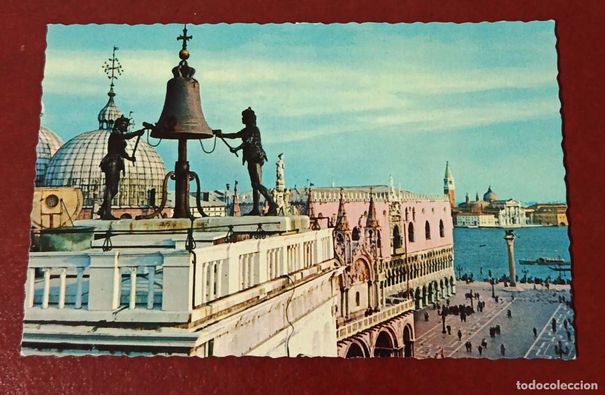 Cartes Postales: TARJETA POSTAL DE LA PIAZZETTA SAN MARCOS Y BAS&Iacute;LICA - VENECIA - ITALIA