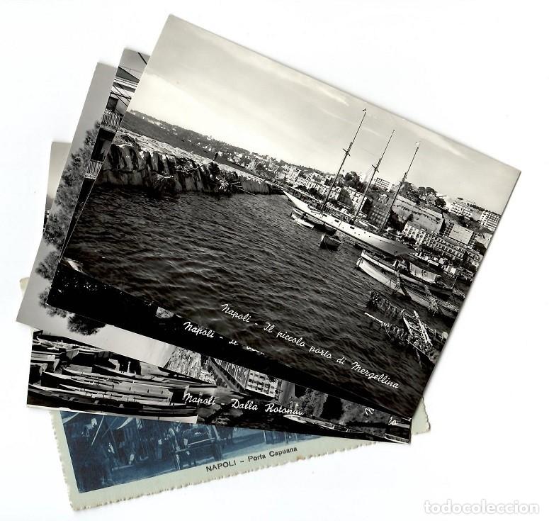 Cartoline: 5 Postales antiguas de N&aacute;poles - Napoli (Italia) / Lote muy comercial, ideal para reventa
