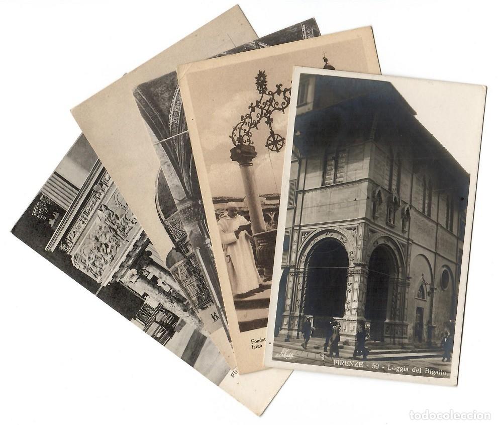 Postales: 5 Postales antiguas de Florencia - Firenze / Conjunto muy interesante