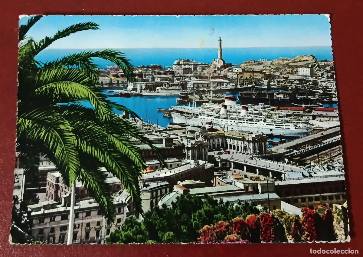 Cartes Postales: TARJETA POSTAL PUERTO DE G&Eacute;NOVA - TORRE DE LANTERNA - ITALIA