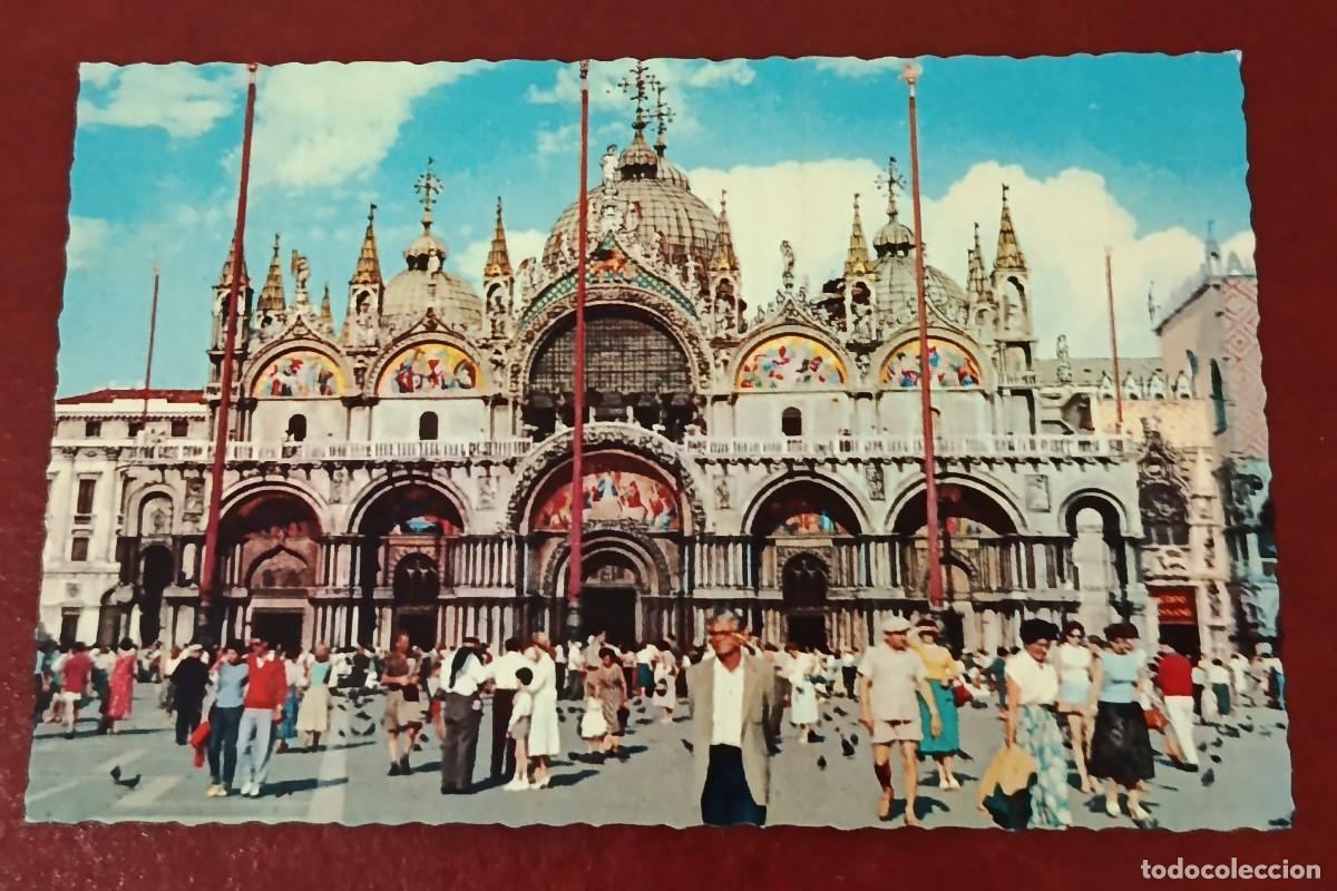 Cartes Postales: TARJETA POSTAL BAS&Iacute;LICA DE SAN MARCOS - VENECIA - ITALIA