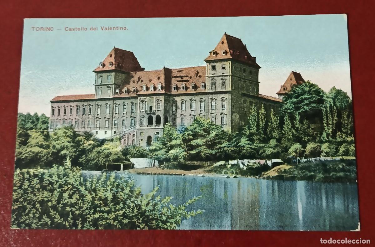 Postkarten: TARJETA POSTAL CASTILLO DEL VALENTINO - ORILLA DEL R&Iacute;O PO - TUR&Iacute;N - ITALIA