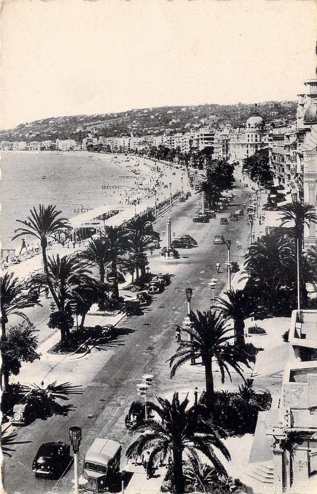 Postales: Postal de la Promenade des Anglais en Niza, Francia