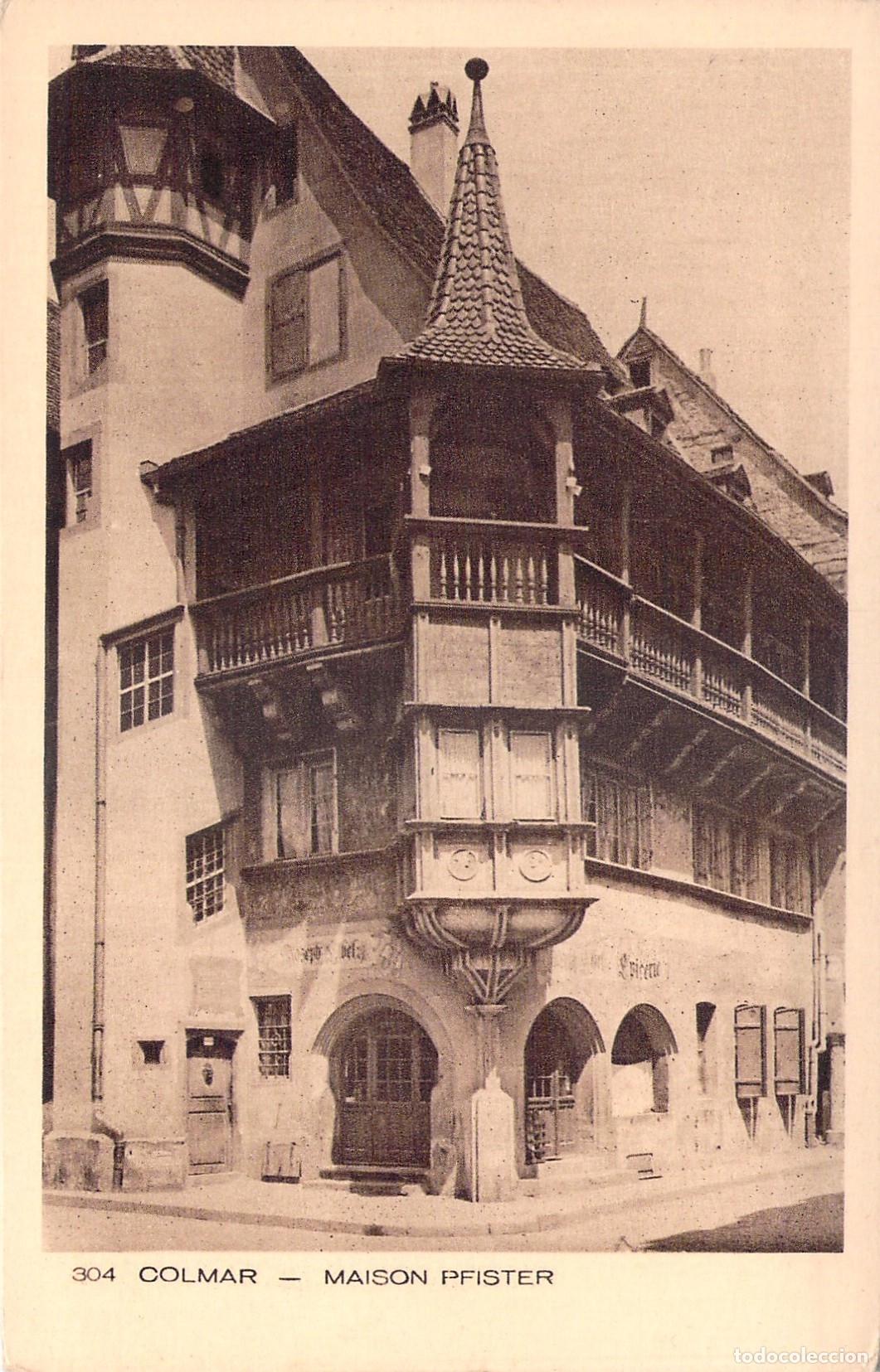 Postales: Postal de la Maison Pfister en Colmar Francia