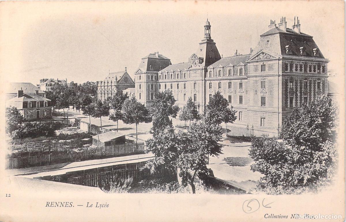 Postales: Postal de Rennes Francia Le Lyc&eacute;e