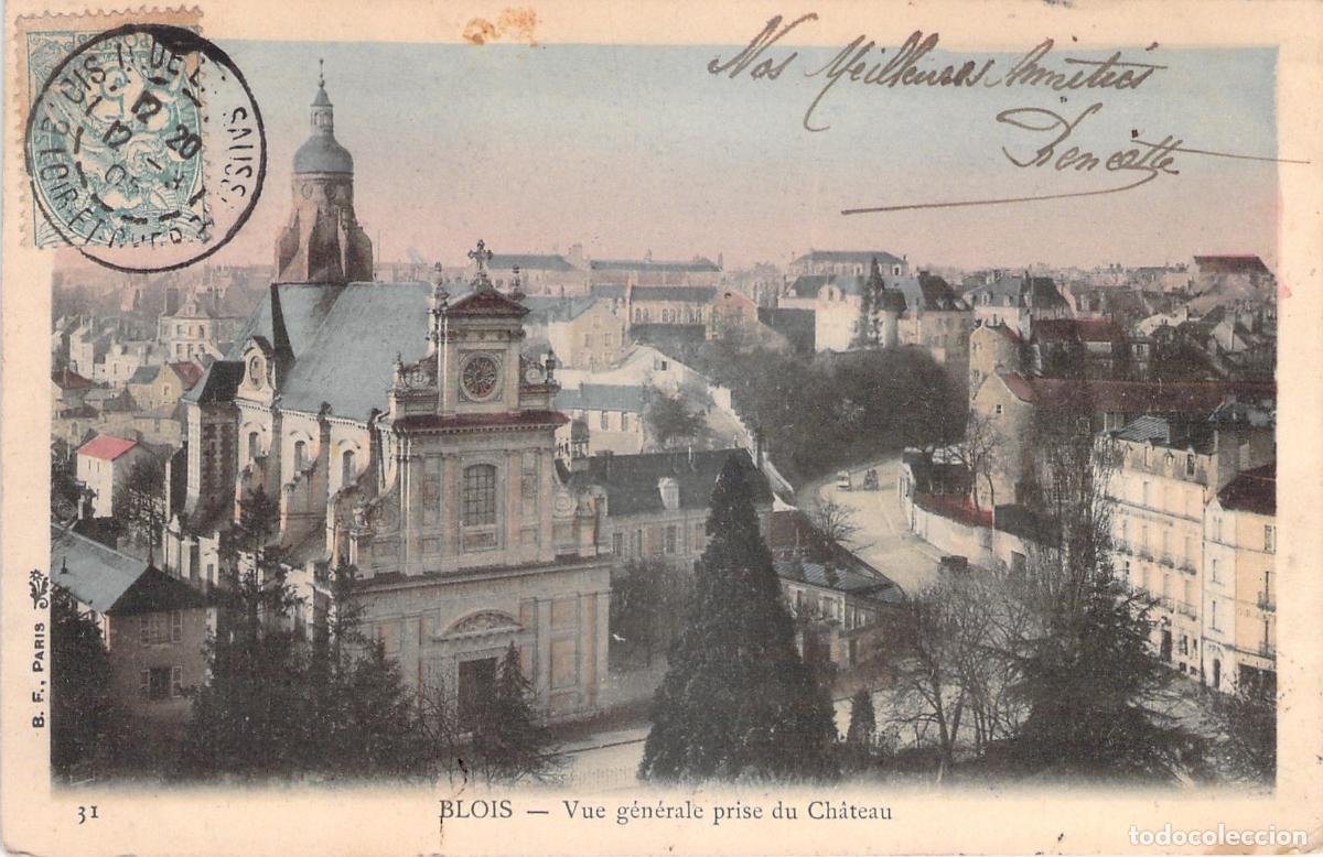 Postales: Postal de Blois Vista General desde el Castillo en Francia