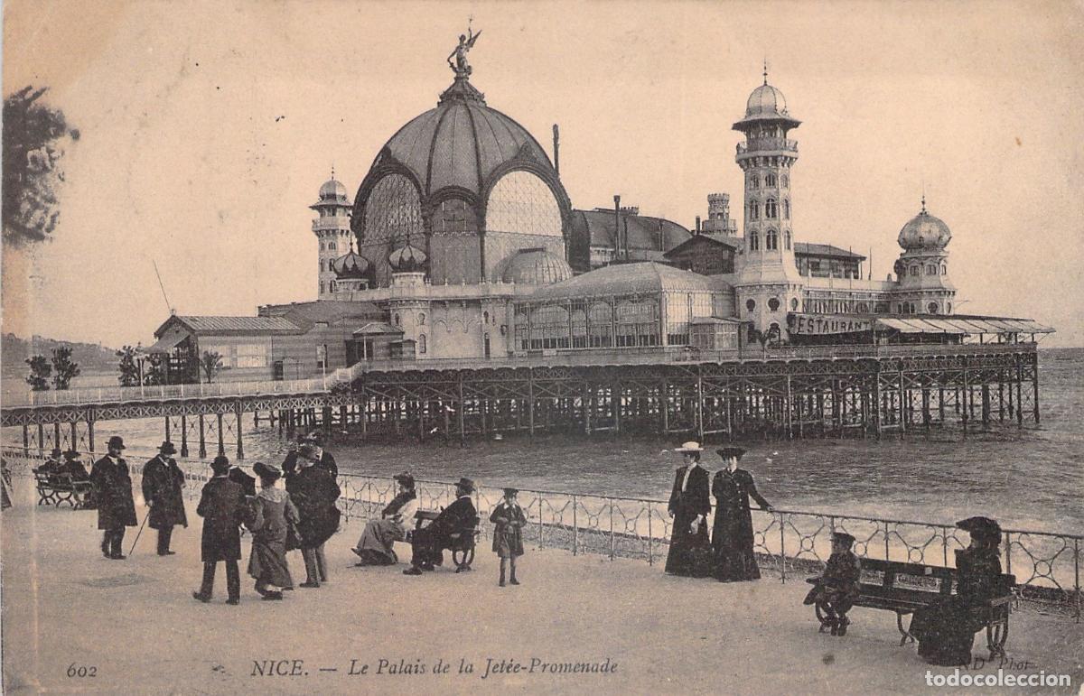 Postales: Postal de la famosa Jet&eacute;e-Promenade de Niza, Francia