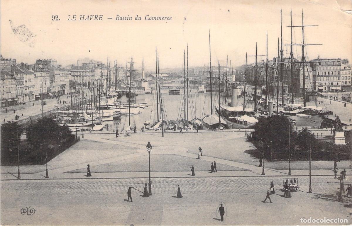 Postcards: Postal de Le Havre Bassin du Commerce Francia