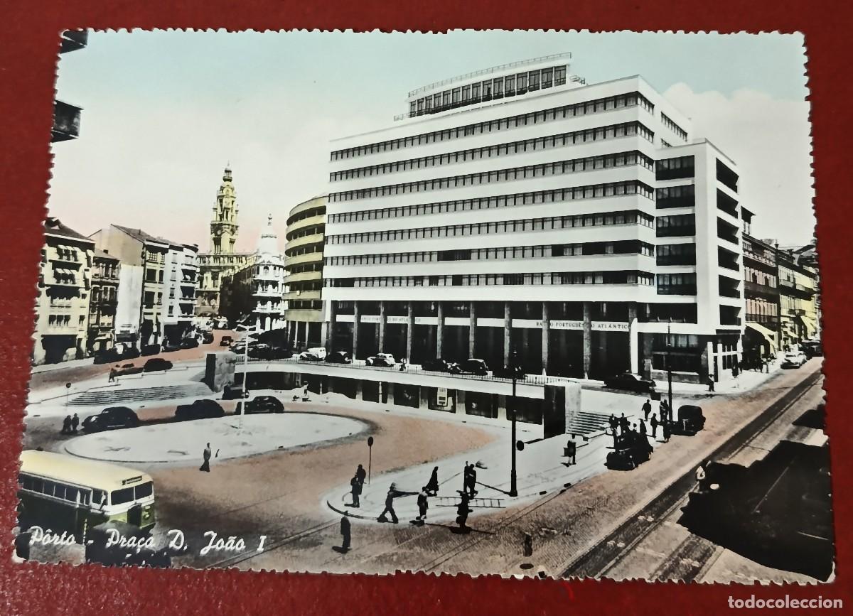 Postkarten: TARJETA POSTAL PLACA DE DON JOAO I - BANCO PORTUGU&Eacute;S - PORTUGAL
