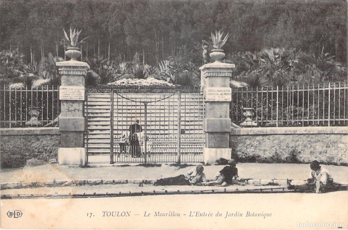 Postcards: Postal de la entrada al Jard&iacute;n Bot&aacute;nico de Le Mourillon en Toulon