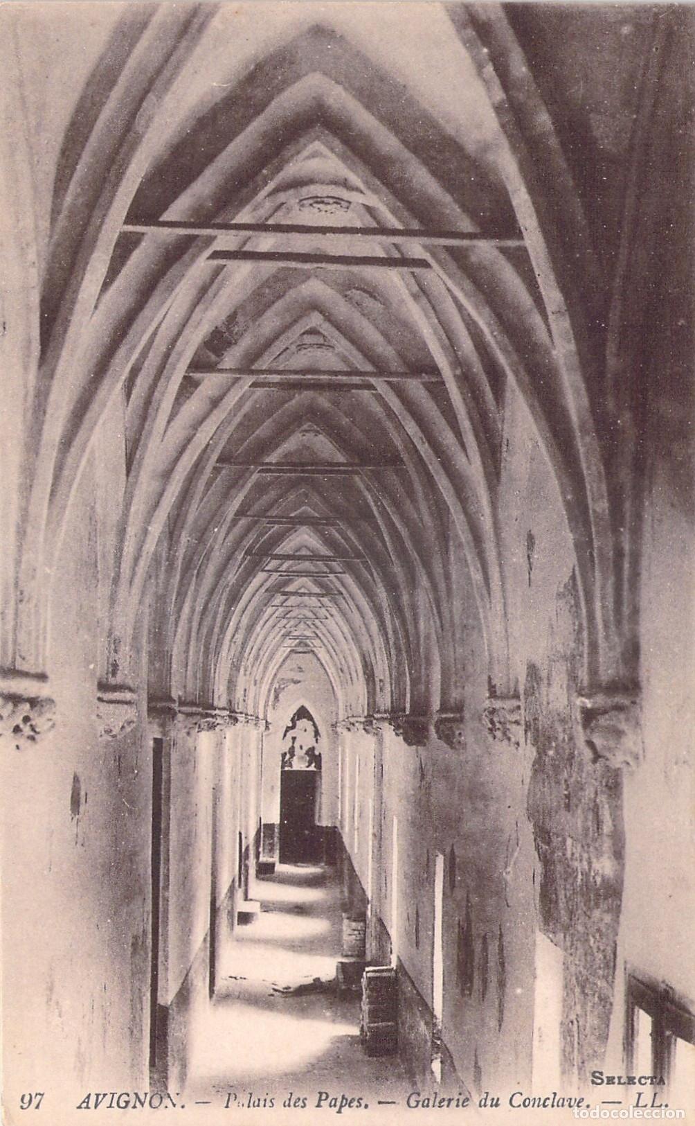 Postales: Postal de la Galer&iacute;a del C&oacute;nclave en el Palacio de los Papas, Avi&ntilde;&oacute;n