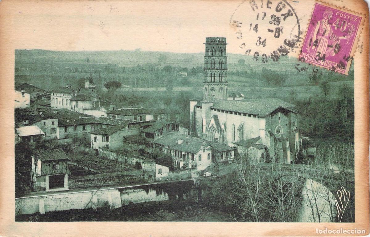 Postales: Postal de la Catedral de Rieux en la Alta Garona, Francia