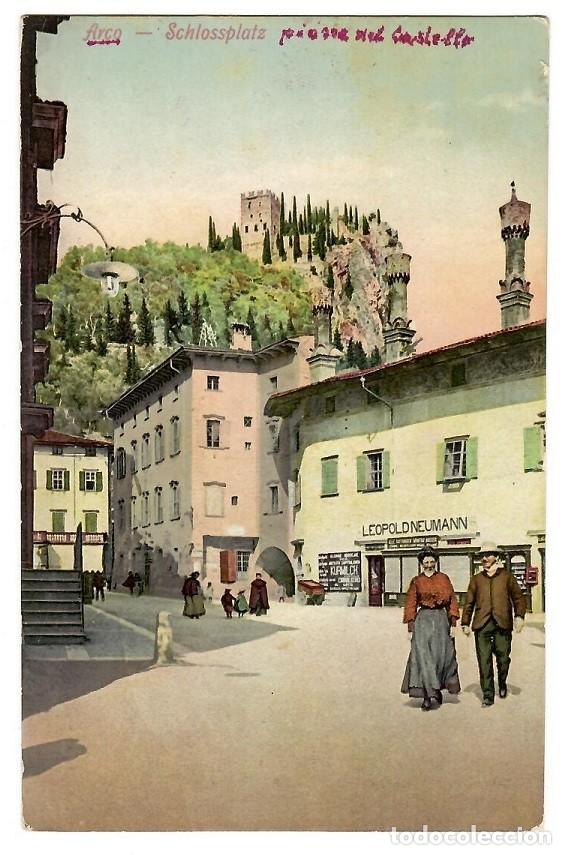 Cartes Postales: Antigua postal italiana muy escasa / Arco - Schlossplatz &middot; Leopold Neumann