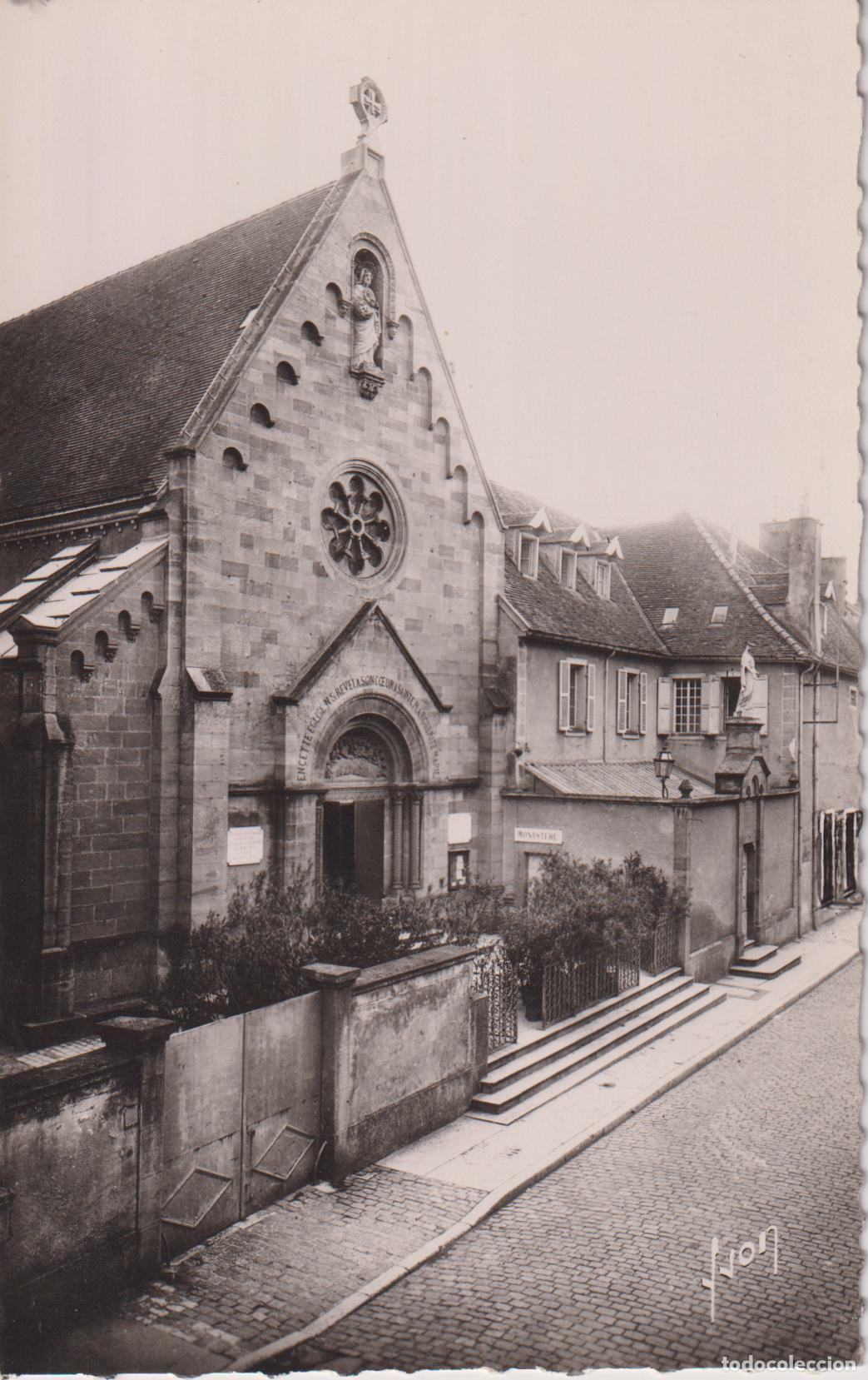 Cartoline: FRANCIA, PARAY-LE-MONIAL &ndash; CAPILLA Y FACHADA EXTERIOR DEL MONASTERIO DE LA VISITACI&Oacute;N